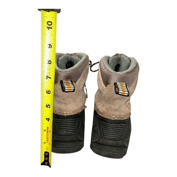 Totes Taupe Men's Waterproof Shell Snow Boots SZ: 10 Brow Black Winter Boots - Picture 8 of 15